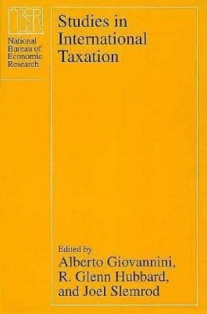 Book cover of: Studies in International Taxation