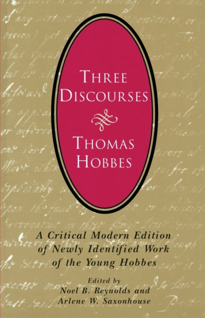 Book cover of: Three Discourses. By: Thomas Hobbes