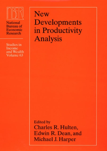 Book cover of: New Developments in Productivity Analysis