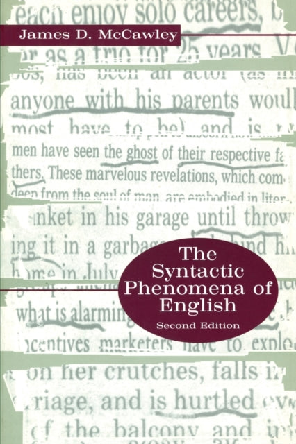 Book cover of: Syntactic Phenomena of English