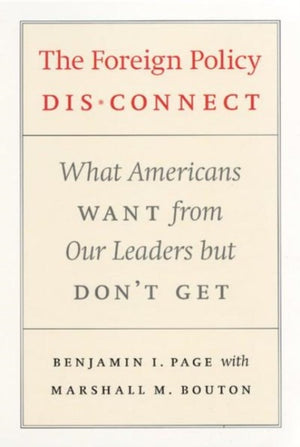 The Foreign Policy Disconnect