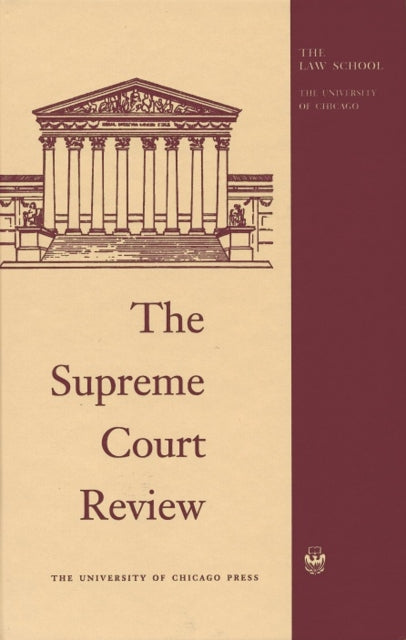 Book cover of: Supreme Court Review, 2018. By: David A. Strauss