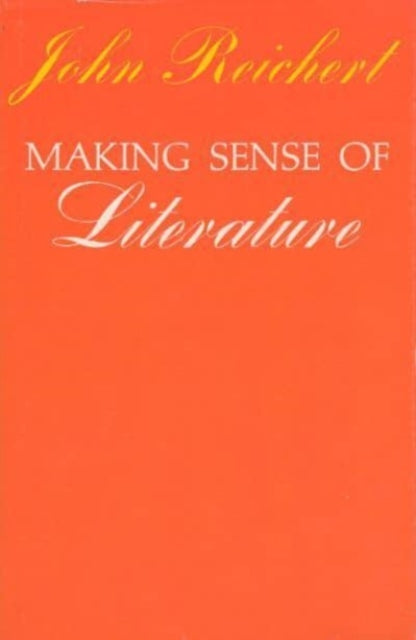 Book cover of: Making Sense of Literature