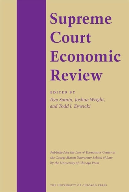 Book cover of: Supreme Court Economic Review, Volume 27. By: Murat C. Mungan