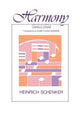 Book cover of: Harmony. By: Heinrich Schenker