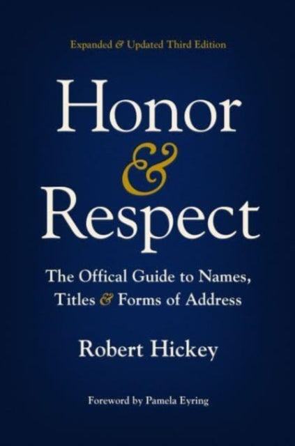 Book cover of: Honor and Respect. By: Robert Hickey