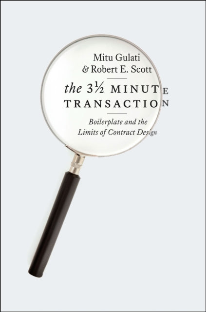 Book cover of: Three and a Half Minute Transaction. By: Mitu Gulati