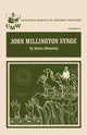 Book cover of: John Millington Synge. By: Johnston, Denis