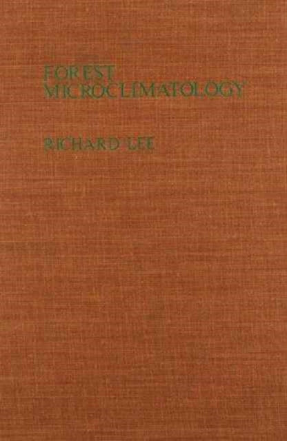 Book cover of: Forest Microclimatology