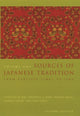 Book cover of: Sources of Japanese Tradition