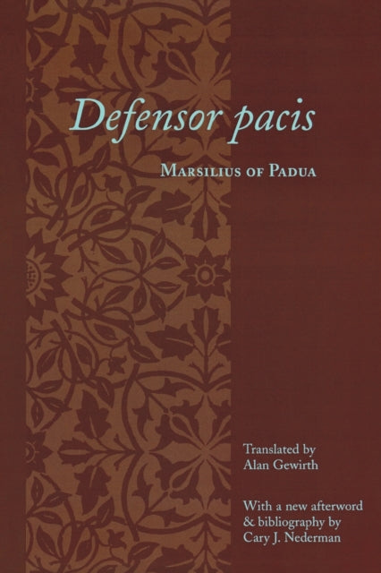Book cover of: Defensor pacis