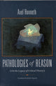 Book cover of: Pathologies of Reason. By: Axel Honneth