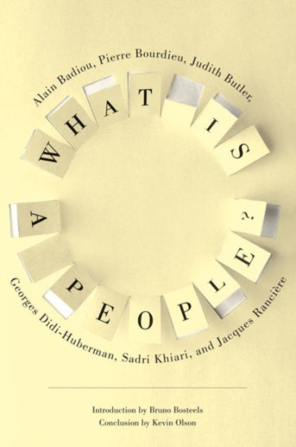 Book cover of: What Is a People?. By: Alain Badiou