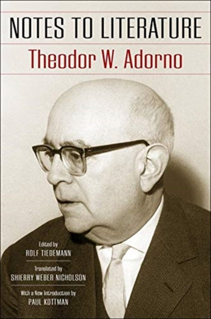 Book cover of: Notes to Literature. By: Theodor W. Adorno