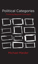 Book cover of: Political Categories. By: Michael Marder