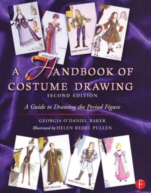 Book cover of: Handbook of Costume Drawing. By: Georgia Baker