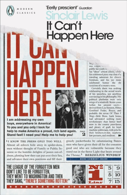 It Can't Happen Here 9780241310663 Sinclair Lewis