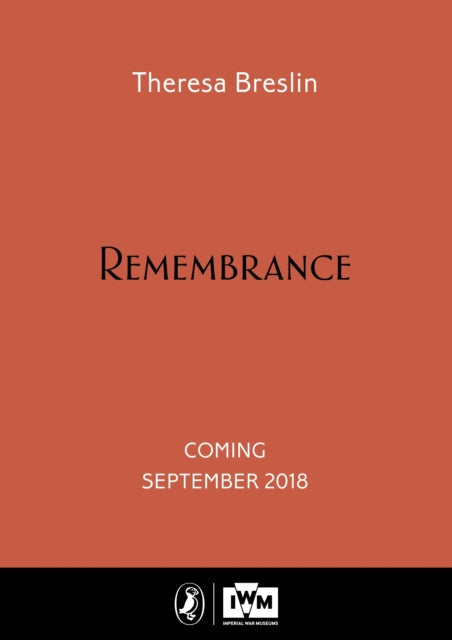 Book cover of: Remembrance. By: Theresa Breslin