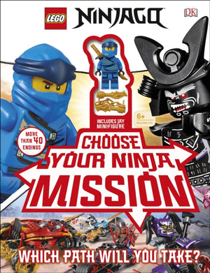 LEGO NINJAGO Choose Your Ninja Mission, With NINJAGO Jay minifigure