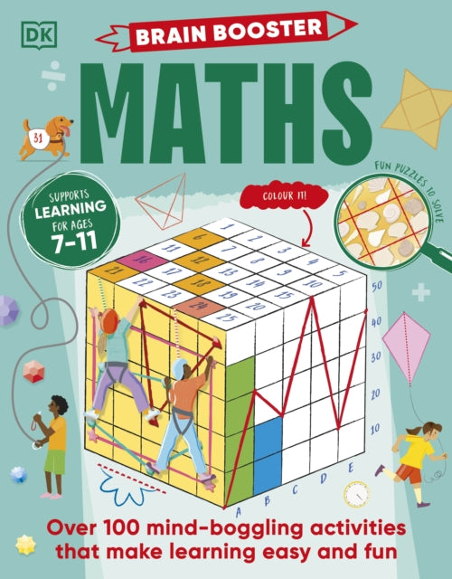 Book cover of: Brain Booster Maths. By: DK Publishing