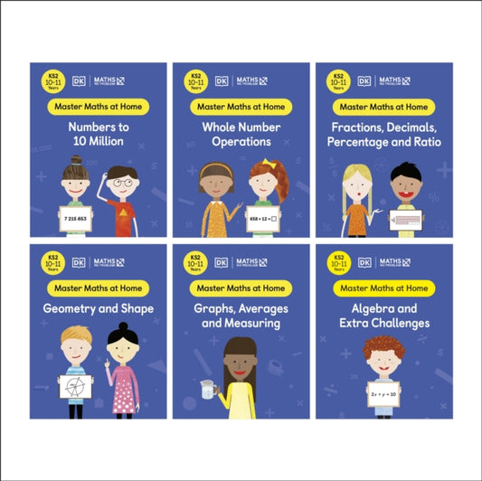 Maths — No Problem! Collection of 6 Workbooks, Ages 10-11 (Key Stage 2) 9780241525753 Maths -- No Problem!