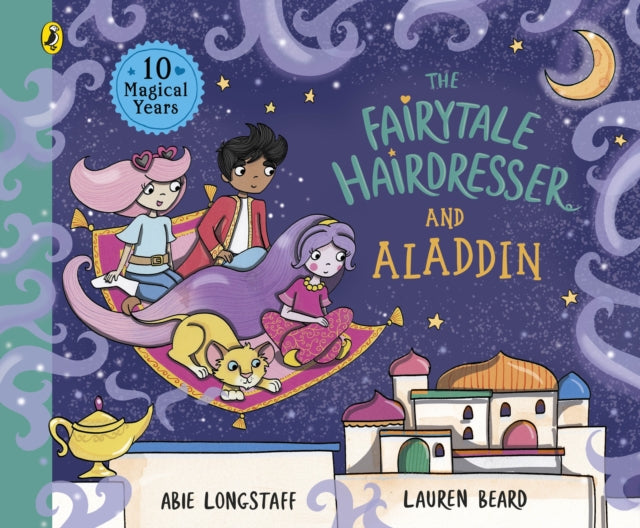 Book cover of: Fairytale Hairdresser and Aladdin. By: Abie Longstaff
