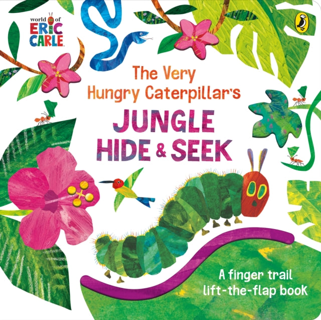 Very Hungry Caterpillar's Jungle Hide and Seek, A Finger Trail Lift-the-Flap Book 9780241616154 Eric Carle