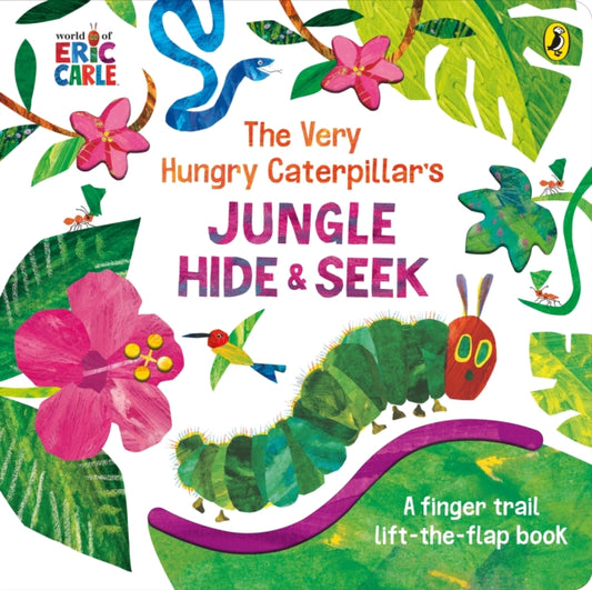 Very Hungry Caterpillar's Jungle Hide and Seek, A Finger Trail Lift-the-Flap Book 9780241616154 Eric Carle