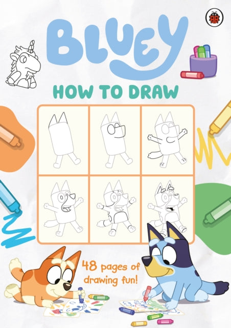 Bluey: How to Draw 9780241675359 Bluey