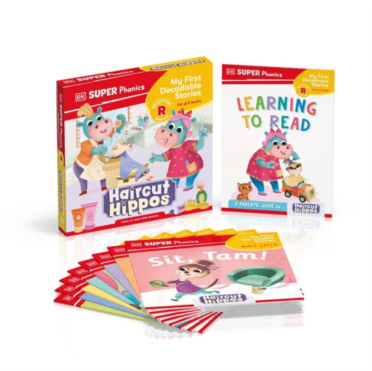 Book cover of: DK Super Phonics My First Decodable Stories Haircut Hippos. By: DK Publishing