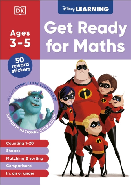 Book cover of: Disney Learning Get Ready for Maths (Ages 3-5)
