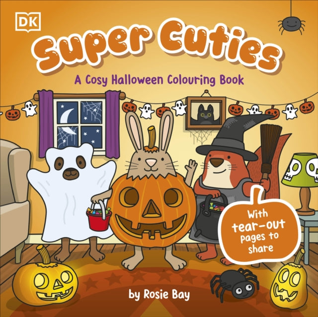 Book cover of: Super Cuties: A Cosy Halloween Colouring Book