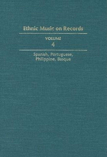 Book cover of: Ethnic Music on Records. By: Richard K. Spottswood