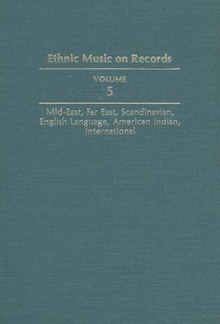 Book cover of: Ethnic Music on Records. By: Richard K. Spottswood