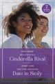 Book cover of: Resisting His Cinderella Rival / Her Fake Wedding Date In Sicily. By: Nina Singh