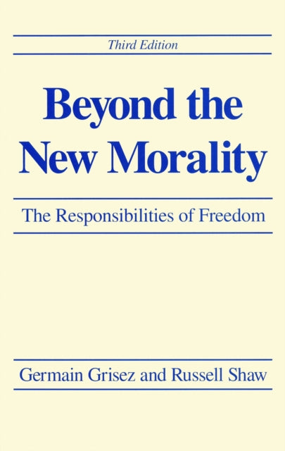 Book cover of: Beyond the New Morality