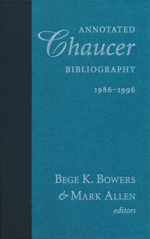 Annotated Chaucer Bibliography, 1986–1996