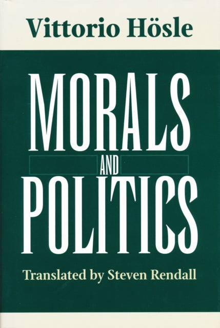 Book cover of: Morals and Politics