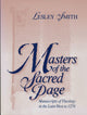 Book cover of: Masters of the Sacred Page. By: Lesley Smith