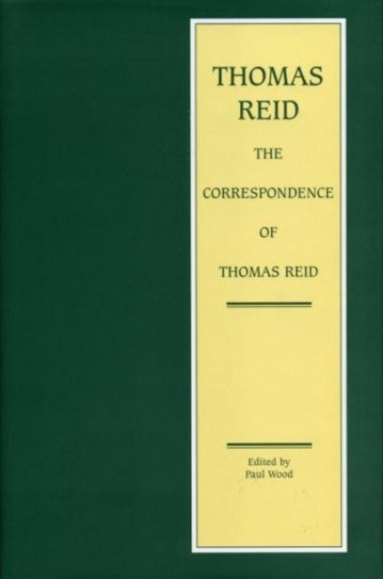 Book cover of: Correspondence of Thomas Reid. By: Thomas Reid