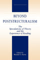Book cover of: Beyond Poststructuralism. By: Wendell V. Harris