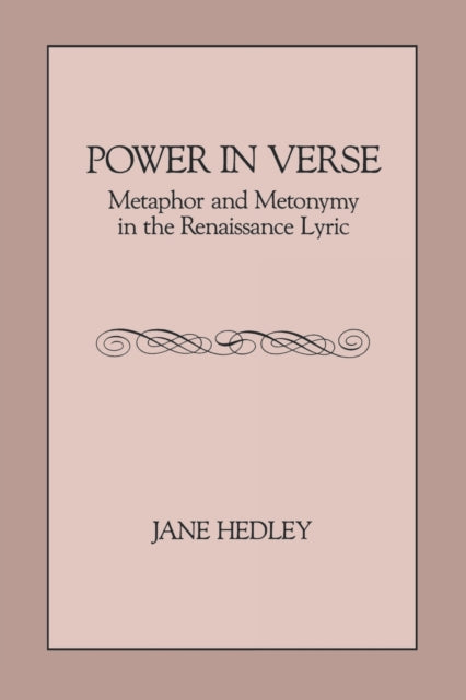 Book cover of: Power in Verse. By: Jane Hedley