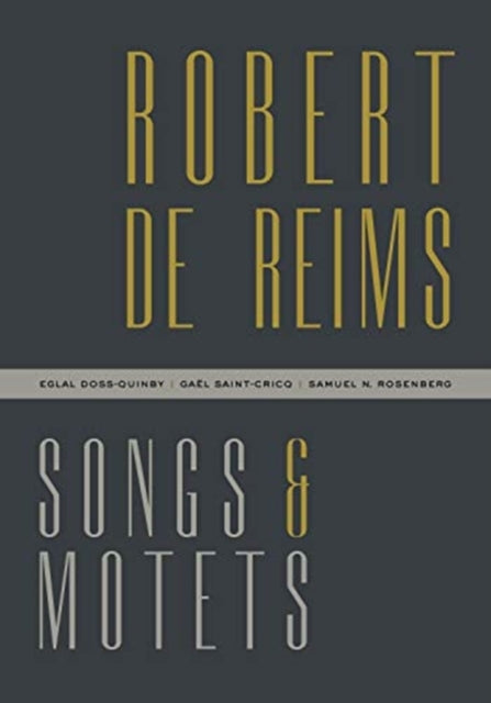 Book cover of: Robert de Reims. By: Robert de Reims