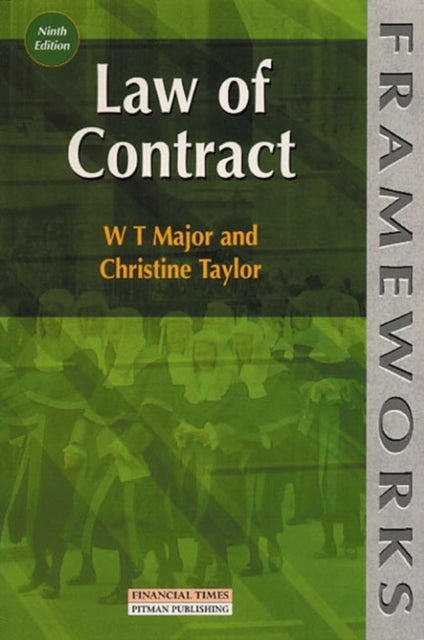 Book cover of: Law of Contract. By: W.T. Major