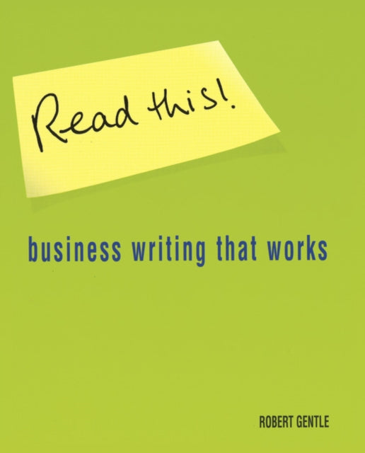Book cover of: Read This!. By: Robert Gentle