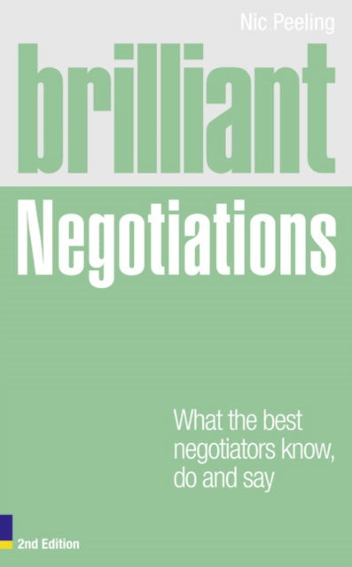 Book cover of: Brilliant Negotiations. By: Nic Peeling