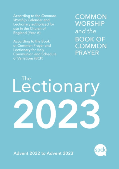 Book cover of: Common Worship Lectionary 2023