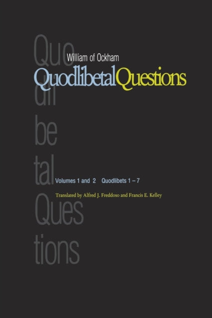 Book cover of: Quodlibetal Questions. By: William of Ockham