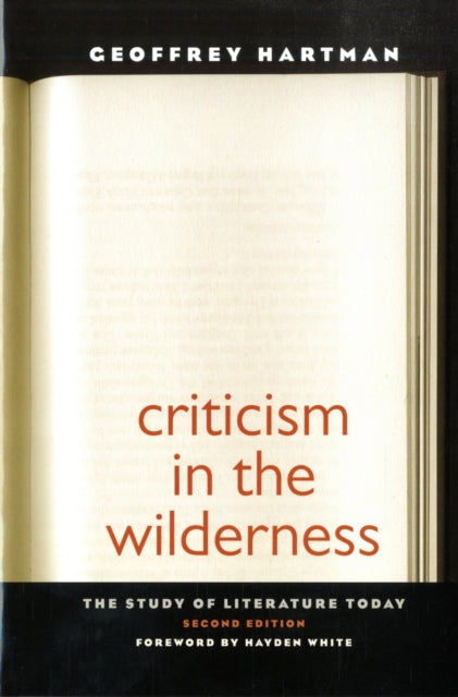 Book cover of: Criticism in the Wilderness. By: Geoffrey Hartman, Geoffrey H Hartman