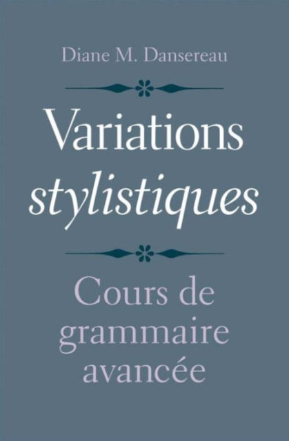 Book cover of: Variations stylistiques
